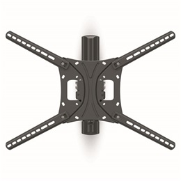 Nedis TVWM1790BK fali tartókonzol (13"-86", VESA 75x75–600x400, max. 60 kg, 3 forgáspont, fekete)