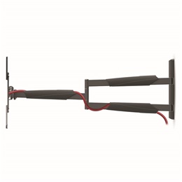 Nedis TVWM1790BK fali tartókonzol (13"-86", VESA 75x75–600x400, max. 60 kg, 3 forgáspont, fekete)