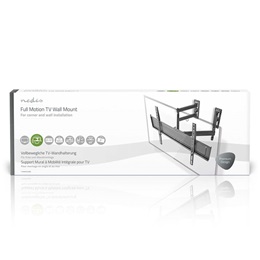 Nedis TVWM5350BK fali TV/monitor tartókonzol (32"-70", max. 40 kg, dönthető, forgatható, 3 forgáspont, fekete)