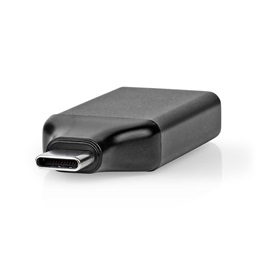 Nedis USB-C - HDMI átalakító adapter (USB 3.2 Gen 1, USB-C dugó / HDMI kimenet, 4K@60Hz, fekete, szürke)