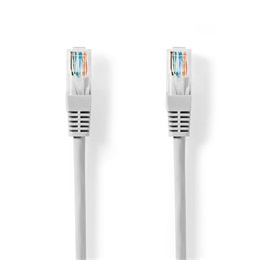Nedis UTP Cat5e patch kábel (RJ45 dugasz / RJ45 dugasz, 7,5 m, 1 Gbps, U/UTP, CCA, szürke)