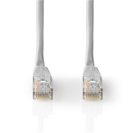 Nedis UTP Cat5e patch kábel (RJ45 dugasz / RJ45 dugasz, 7,5 m, 1 Gbps, U/UTP, CCA, szürke)