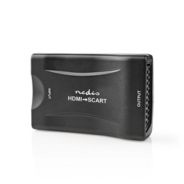 Nedis VCON3461BK videó konverter (HDMI bemenet, SCART kimenet, 1080p, PAL/NTSC)