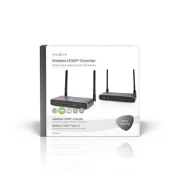 Nedis VTRA3470AT vezeték nélküli HDMI jeltovábbító (hatótáv akár 150 m, 1080p, loop-through, külső audioport)