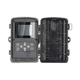 Nedis WCAM180GN vadkamera (4K@10fps, 50 MP, 5 MP CMOS, IP65, 60°-os látószög, mozgásérzékelő, éjjellátó, akkumulátoros,