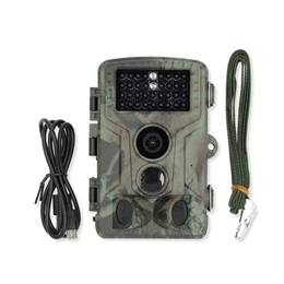 Nedis WCAM180GN vadkamera (4K@10fps, 50 MP, 5 MP CMOS, IP65, 60°-os látószög, mozgásérzékelő, éjjellátó, akkumulátoros,