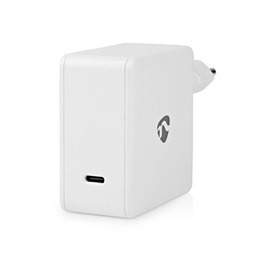 Nedis WCGPD100W100WT USB-C töltő (100W, GaN, PD3.0, 5 A, 5–20 V, fehér)