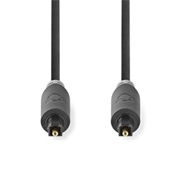 Nedis optikai audió kábel (TosLink dugó, 3 m, 5.1/7.1 kompatibilis)