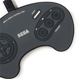 Numskull SEGA Mega Drive kontroller alakú vezeték nélküli töltő (10W, Qi, túláram/túlmelegedés védelem)