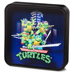 Numskull Teenage Mutant Ninja Turtles Perspex lámpa (hivatalos licenc, 3D öntött, falra szerelhető, micro-USB/AAA táplál