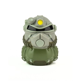 Numskull Tubbz - Fallout T-51 gumikacsa (dobozos, hivatalos Bethesda licenc, PVC, kb. 9 cm)