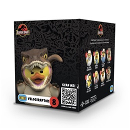 Numskull Tubbz Boxed gumikacsa (Jurassic Park, Velociraptor, dobozos)