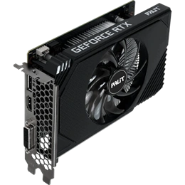 Palit GeForce RTX 3050 StormX VGA (PCIe 4.0, 6 GB GDDR6, 96 bit, 1xDP, 1xHDMI, 1xDVI-D, passzív hűtés, fekete)