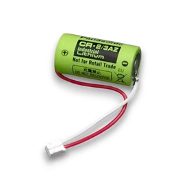 Panasonic elem (CR-2/3AZ, 1600mAh, lítium-mangán-oxid, ipari, csatlakozóval) 1db/csomag