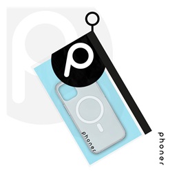 Phoner Mag Pack Apple iPhone 13 Pro Magsafe tok, átlátszó + Master Clear Felhelyező keretes Tempered fólia