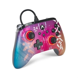 PowerA Advantage kontroller (vezetékes, Xbox Series X/S, Xbox One, Windows 10/11, USB-C, 3 m kábel, cyber style)