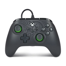 PowerA Advantage vezetékes Xbox Series X/S kontroller (USB-C, 3 m kábel, programozható gombok, zöld)