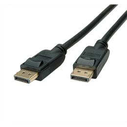 ROLINE Displayport 1.4 kábel 2 m (Displayport dugó / Displayport dugó, fekete)