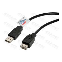 ROLINE USB A-A hosszabbító kábel (USB A dugó / USB A aljzat, 80 cm)