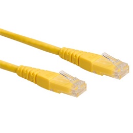 ROLINE UTP CAT6 kábel 0,3 m (sárga)