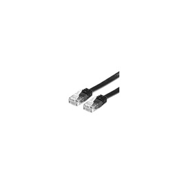 ROLINE UTP CAT6 patch kábel lapos kivitel (RJ45/RJ45, 1 m, fekete)