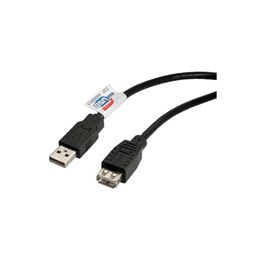Roline USB A-A hosszabbító kábel (A dugó / A aljzat, 2 m)