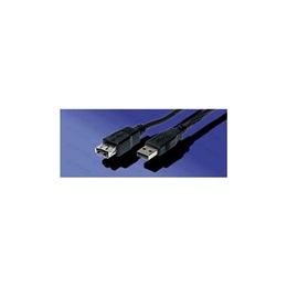 Roline USB A-A hosszabbító kábel (USB A dugó / USB A aljzat, 3 m)