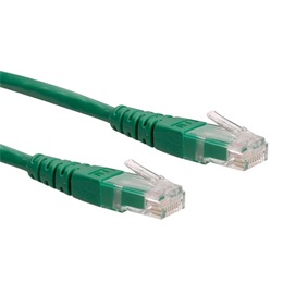 Roline UTP CAT6 patch kábel 0,3 m (zöld)