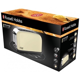 Russell Hobbs Colours Classic hosszúszeletes kenyérpirító (krém)