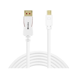 SANDBERG DisplayPort kábel (DP dugó / Mini DP dugó, 1.4, 8K60Hz, 2 m, fehér)