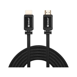 SANDBERG HDMI kábel (HDMI 2.0, HDMI dugó / dugó, 5 m, fekete)