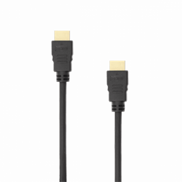 SBOX HDMI kábel 3 m (HDMI M / HDMI M, HDMI 1.4, 4K 30Hz, Ethernet, ARC, CEC, 24K aranyozott, fekete)
