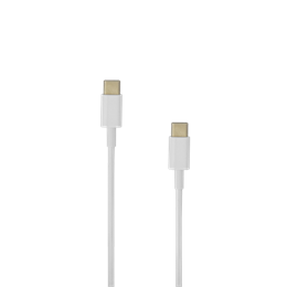 SBOX USB kábel (C dugó / C dugó, 1 m, fehér)