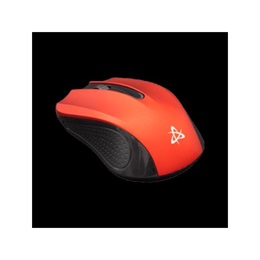 SBOX WM-109R vezeték nélküli egér (1000 DPI, 3 gomb, optikai, 2,4 GHz USB, piros)