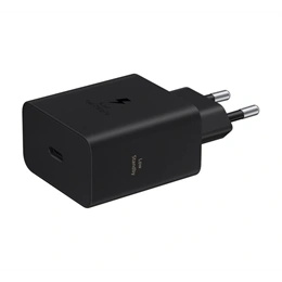 Samsung hálózati töltő type-c aljzat (60w, pd gyorstöltő, fekete)