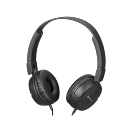 Sandberg Headphone Travel fejhallgató (1,2 m, 3,5 mm jack, 40 mm driver, 32 ?, kábelvezérlő)