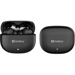 Sandberg Play n Go Wireless fejhallgató (v6.0, mikrofon, 10 mm driver, USB-C, 20-24 óra üzemidő)