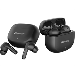 Sandberg Play n Go Wireless fejhallgató (v6.0, mikrofon, 10 mm driver, USB-C, 20-24 óra üzemidő)