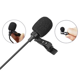 Sandberg Streamer USB clip mikrofon (USB, omnidirekcionális, 3 m kábel, 48 kHz/16 bit, fekete, vezetékes)