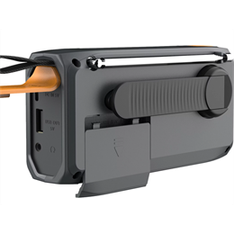 Sandberg Survivor All-in-1 rádió bluetooth (v5.0, 4500mah belső akku, 3w hangszóró, DAB+/FM, napelemes, kézi dinamó)