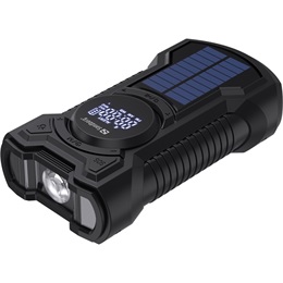 Sandberg Survivor Radio All-in-1 5000 rádió (v5.0, 5000 mAh belső akku, 3W, napelem 5V/95mA, zseblámpa 250 lm)