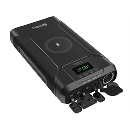 Sandberg Survivor hordozható akkumulátor 76800 (76800 mAh, 276,5 Wh, Li-Ion, 100W PD, 15W vezeték nélküli töltés, pass-t