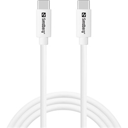 Sandberg hálózati töltő USB-C 20W (USB-C PD 5V/3A, 9V/2.22A, 12V/1.67A, kábel USB-C-USB-C 1m)