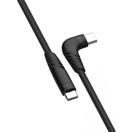 Silicon Power Boost Link Nylon LK501CC USB kábel (C dugó / C dugó, 60W, 90°, 1 m)
