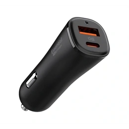Spigen EV482 ArcStation autós töltő (48W, PD gyorstöltés 3.0, QC gyorstöltés, USB aljzat, Type-C aljzat, fekete)