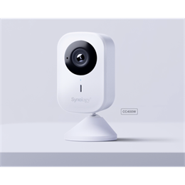 Synology Kamera CC400W beltéri/kültéri biztonsági kamera (2560x1440 @ 30 FPS, 125°-os látómező, mikrofon, hangszóró, éjj