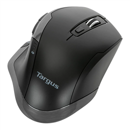 Targus Antimikrobiális Ergo AMW584GL vezeték nélküli egér (fekete, 2,4GHz, 7 gomb, AES titkosítás)