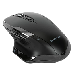 Targus Antimikrobiális Ergo AMW584GL vezeték nélküli egér (fekete, 2,4GHz, 7 gomb, AES titkosítás)