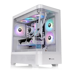 Thermaltake View 290 TG ARGB táp nélküli ablakos Mid Tower számítógépház fehér