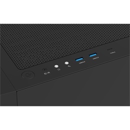 Thermaltake View 290 TG ARGB táp nélküli ablakos Mid Tower számítógépház fekete